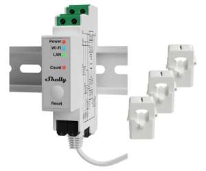 Shelly Pro 3em - Medidor De Energia Trifásico Profissional