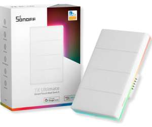 Sonoff Tx Ultimate T5-120-4t Interruptor Led 4 Teclas Branco