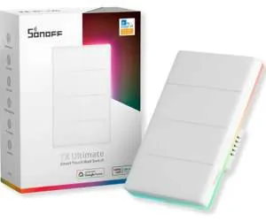 Sonoff Tx Ultimate T5-120-4t Interruptor Led 4 Teclas Branco