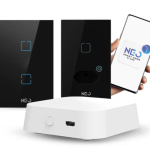 Kit Automação Hub Zigbee com Interruptores Tomada Inteligente Preto 4x2 Bivolt Neo Avant