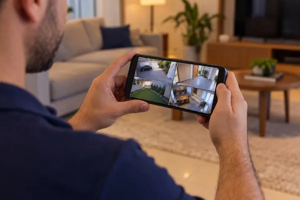 Atendimento do videoporteiro pelo celular